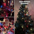 4th 100 Count (21feet) HISHINY Red White Blue of July Patriotic Decorations Lights Mini String Lights with Green Wire