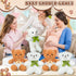 Seenelling 8 Sets Bear Blindfolded Diaper Changing Coed Baby Shower Games Kit Baby Dolls Bears Diapers for Bridal
