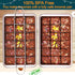 Non-Stick Brownie Pan with Dividers, High Carbon Steel Baking Pan for 18 Pre-Cut Brownies