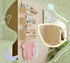 Set 3 CNK Nursery Floating Book Shelves for Wall Mounted of Book Shelf for Kids Room, Toddler Room, Baby Rooms Natural