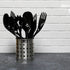 Chef Craft Basic Melamine Kitchen Tool and Utensil, 9 Piece Set, Black