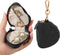 Jewelry Ring Holder Keychain Portable Travel Gym Jewelry Storage Case for Rings