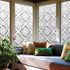 Kromapolis Frosted Glass Window Film, Static Cling Decorative Door Film, Opaque UV Blocking Coverings for Bathroom