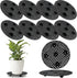 ZYNERY 10 PCS Plant Level Pot Elevator, Planter Stands for Outdoor Plants, Pot Trays for Indoor and Outdoor