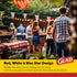 Glad Disposable Aluminum All Purpose Pans, Red, White & Blue Stars, 3ct with Lids, 12.5” x 10.2”