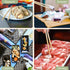 BambooMN Premium Reusable Japanese Bamboo Chopsticks - Twisted 9 inch - 6 Pairs