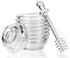 Prodyne Acrylic Honey Jar with Server, Medium Off-white