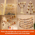HXWEIYE 120LED Warm White 40Ft Fairy String Light with 52 Clear Clips & 12 Hooks, USB Powered, Waterproof