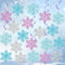 Snowflake Hanging Swirls Decorations, Winter Party Ceiling Streamers Garland for Baby Shower, Birthday, Christmas