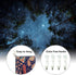 HOMKUMY Starry Wall Tapestry, 3D Printing Forest Starry Night Design for Home Decor, Medium 59x51 Inches