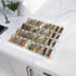 4 11'' 22'' Spice Organizer for Drawer, Pcs Clear Acrylic Drawer Seasoning Organizer, Expandable From to Spice Drawer