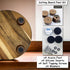Wooden Cutting Board Feet - Cutting Board Feet Kit - Wood cutting board feet with silicone rubber feet for cutting board - Raised Cutting Board feet - Chopping board feet silicone