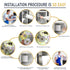 Ice Maker Drive Gear 5304469403 Compatible with Refrigerator Accessories, Replaces Part Numbers AP4368872, 08000251,