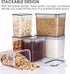 6 24 Vtopmart Airtight Food Storage Containers Pieces - Plastic BPA Free Kitchen Pantry Storage Containers
