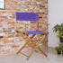 18.5"W 16"D, Casual Home Director Chair Canvas, x Purple