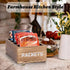 Seasoning Packet Organizer, Food Packet Storage Caddy with 4 Compartments for Kitchen Pantry Cabinet Organization
