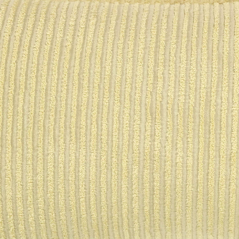 Better Trends Jullian Collection 100% Cotton Tufted Standard Sham in Bold Stripes Design (Yellow)