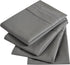 YIYEA King Pillow Cases Set of 4, Ultra Soft 1800TC Hotel Quality Double Brushed Microfiber Embroidered Pillowcases,