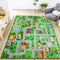 Yincimar Kids Carpet Playmat Car Play Rug City Life Traffic Road Kids