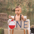 Ofishally One First Birthday Burlap Highchair Banner - The Big One Party Decoration for Fishing Themed Decorations