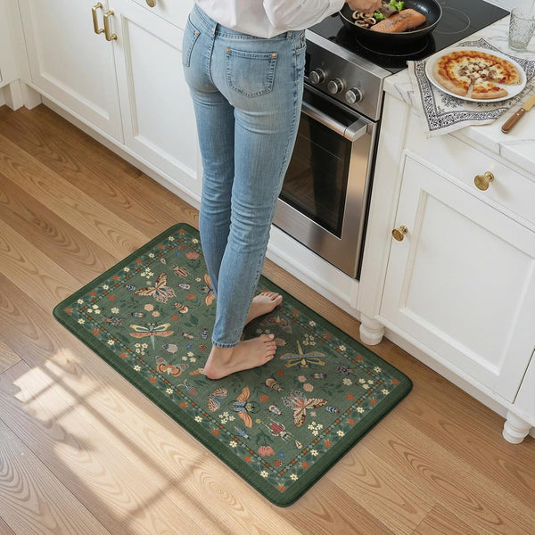 LEEVAN Anti Fatigue Mats for Kitchen Floor Non-Slip, Cushioned Kitchen Mats for