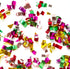 LARGE Metallic Confetti, Jumbo Mylar Rainbow Foil Bag for New Years, Birthdays, Weddings (300 Grams, 7,500 PCS)