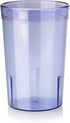 New Star Foodservice Restaurant-Grade Beverage Tumblers, Blue, Set of 12, 8 oz