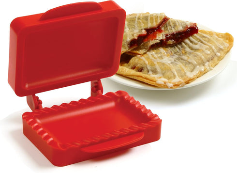 Norpro Mini Pocket Pie Mold, Red 4.75 inch x 4.5 inch/12cm x 11.5cm