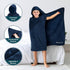 Swimming 3-8 50x30 Inch, PAVILIA Fleece Hooded Towel for Kids, Soft Plush Beach Bath Towel, Absorbent Shower Wrap