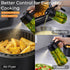 2 1 Set 16OZ/470ML Set 2 COOLMI Oil Sprayer for Cooking, in Olive Oil Dispenser Bottle for Kitchen, Food-Grade Glass