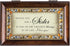 Jeweled Woodgrain Music Box - Sister Sentiment
