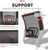 Neo Chair Office Computer Desk Chair, Gaming-Ergonomic Mid Back Cushion with Lumbar Support and Wheels