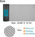 ESSFF 15.7IN 32.8FT Pet & Garden Safeguard - x Roll - Black Plastic Netting, Multi-Use Decorative Fencing for Poultry
