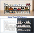 Closet, 2 42.5 Inches SUFAUY Shoe Rack Storage for Bedroom Stackable Tier Fabric Shoe Organizer Shelf, Long, Black