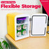 Frigidaire EFMIS151 Mini Portable Compact Fridge Cooler with Built-in Speaker, 4L Capacity, Chills Six 12 oz Cans,