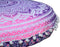 Round Mandala Floor Pillow Cover Seating Cushion Throw Ottoman Pouf Cover Pom