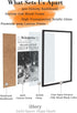 12x16in Set 1 iHery Natural Black OAK Wood Disco Tequila Newspaper Framed Wall Art, Trendy Modern Cocktail Bar Cart