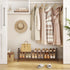 2 Closet, Hoctieon Tier Shoe Rack for Shoe Rack FreeStanding, Entryway Shoe Shelf, Shoe Storage Organizer, Durable Mesh