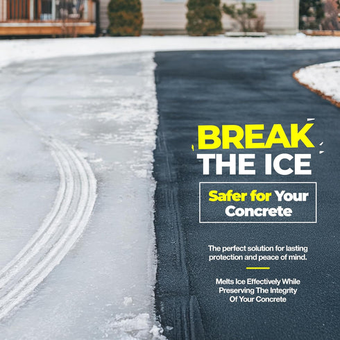 Maple99 -20 lb -15 Ice Melt Safer for Concrete Bag, Snow Salt Ice Melt, Salt for Snow and Ice Removal, Sidewalk Salt