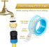 1 Pack 1-1/16 Inch 1/2 157 Inch Dreyoo Hose Bib Brass Adapter, Fine Thread Female Vacuum Hose Bib Compatible