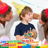 Herdear 7 1-9 6 5) Pcs Building Block Number Birthday Candle with Building Blocks Candles Numeral Birthday Candles