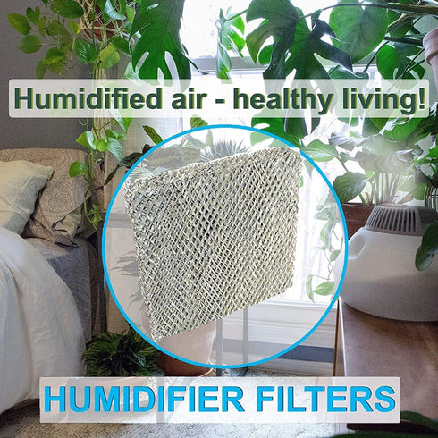HQRP 2-pack Water Filter for Clean Comfort HE12 HE12A HE12M HE12MM Humidifiers, HEP-GA10 Replacement
