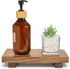 X-Small 8.5" Acacia Wood Riser Pedestal Stand, Farmhouse Bathroom and Kitchen Sink