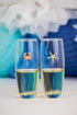 Beach Wine Charms Magnetic Glass Markers Set of 6 Tropical Summer Charms