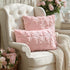 Set 2 Couch,18x18 Inch MIULEE Light Pink Bow Pillow Covers Coquette Room Decor Aesthetic of Spring Decorative Cute Girl