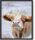 HAUS AND HUES Cow Wall Art - Rustic Cow Prints - Farmhouse Art Prints - Unframed 16x20