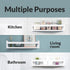 Set 3 NATURE SUPPLIES Nursery Book Shelves, of Floating Bookshelves for Wall for Nursery Decor & Playroom Decor