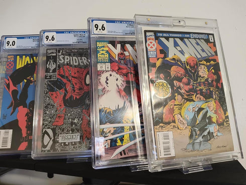 EVORETRO Display Stand - Plate Stand - 6-Pack Adjustable Acrylic Stand Compatible with TCG, Slab, Sports Cards, Comic Books, Books, Video Game Cases, and Picture Stand. Durable Clear Mini Easel Stand