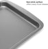 Ecolution Non-Stick Toaster Oven Bakeware Set, 4-Piece Carbon Steel, Easy to Clean, Gray