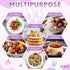 Funnymoom 300 Pack 5oz 3oz Clear Purple Mini Dessert Cups with Spoons Plastic Square Slanted Parfait Appetizer Shooter